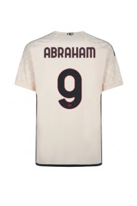 Fotbalové Dres AS Roma Tammy Abraham #9 Venkovní Oblečení 2023-24 Krátký Rukáv